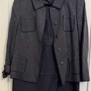Akris Punto Pinstripe Blazer and Dress Set